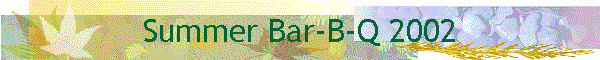 Summer Bar-B-Q 2002