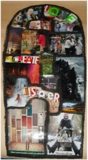 Window 3 made
                from a collage